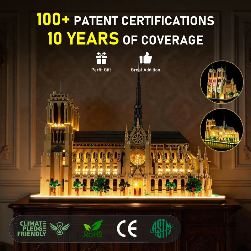Light Kit for LEGO Notre-Dame de Paris 21061 | BriksMax – Lightailing