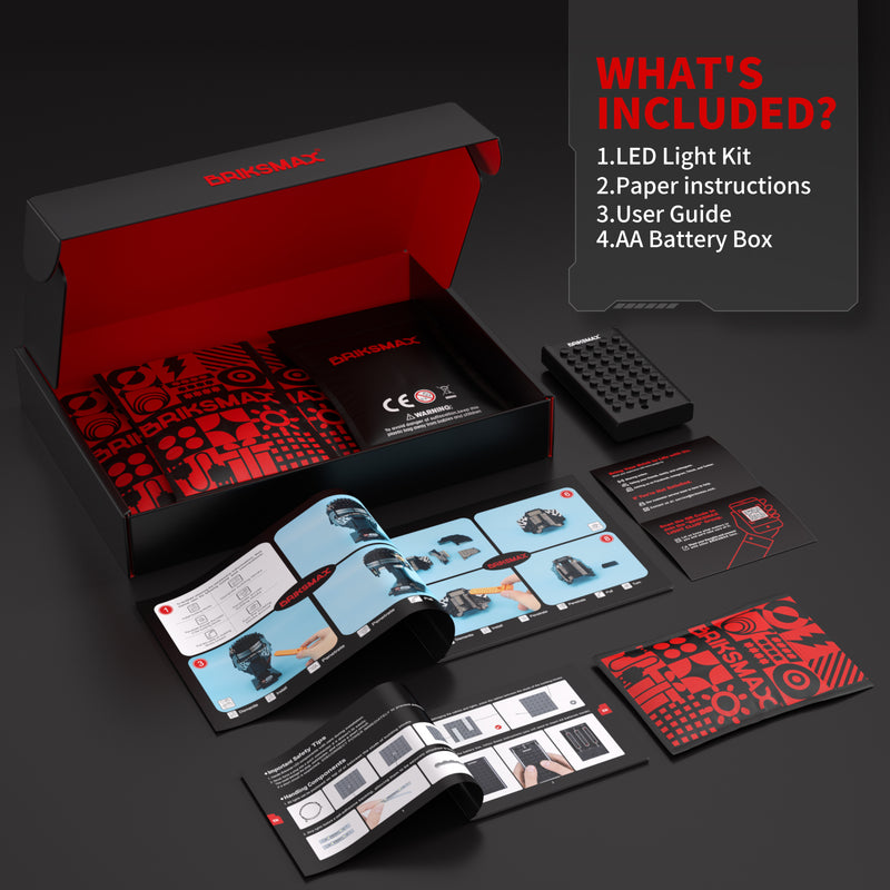 Briksmax 2.0 Light Kit For Kylo Ren Helmet