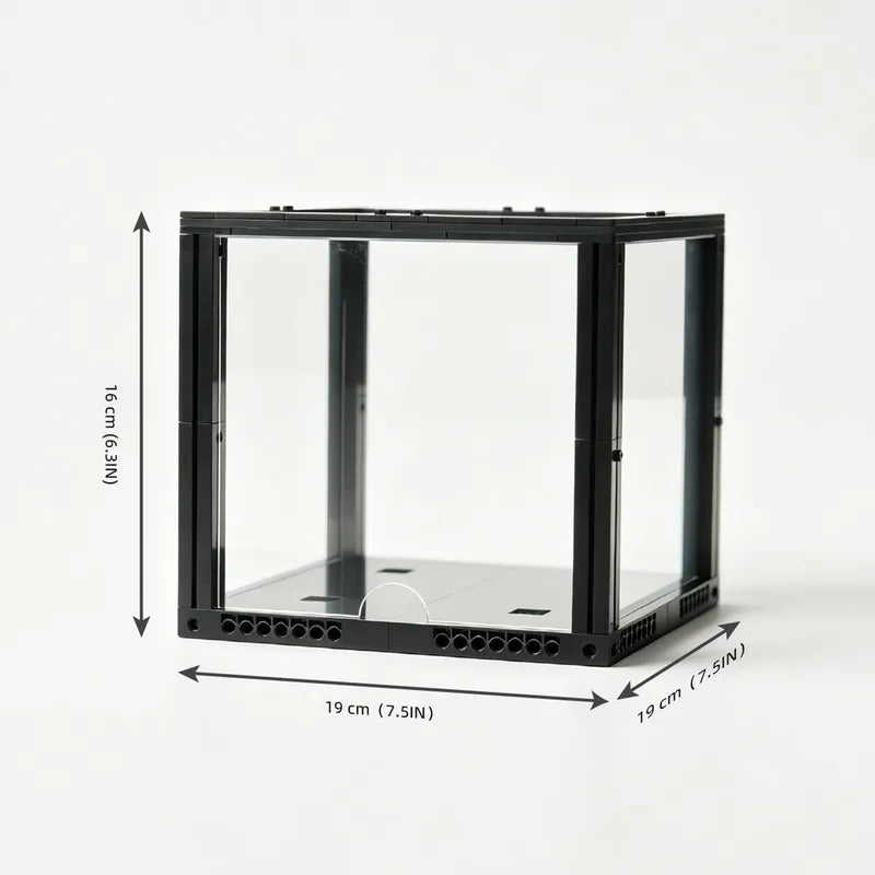 Front-Opening Display Case for LEGO® Models – 19 × 19 × 16 cm | BRIKSMAX