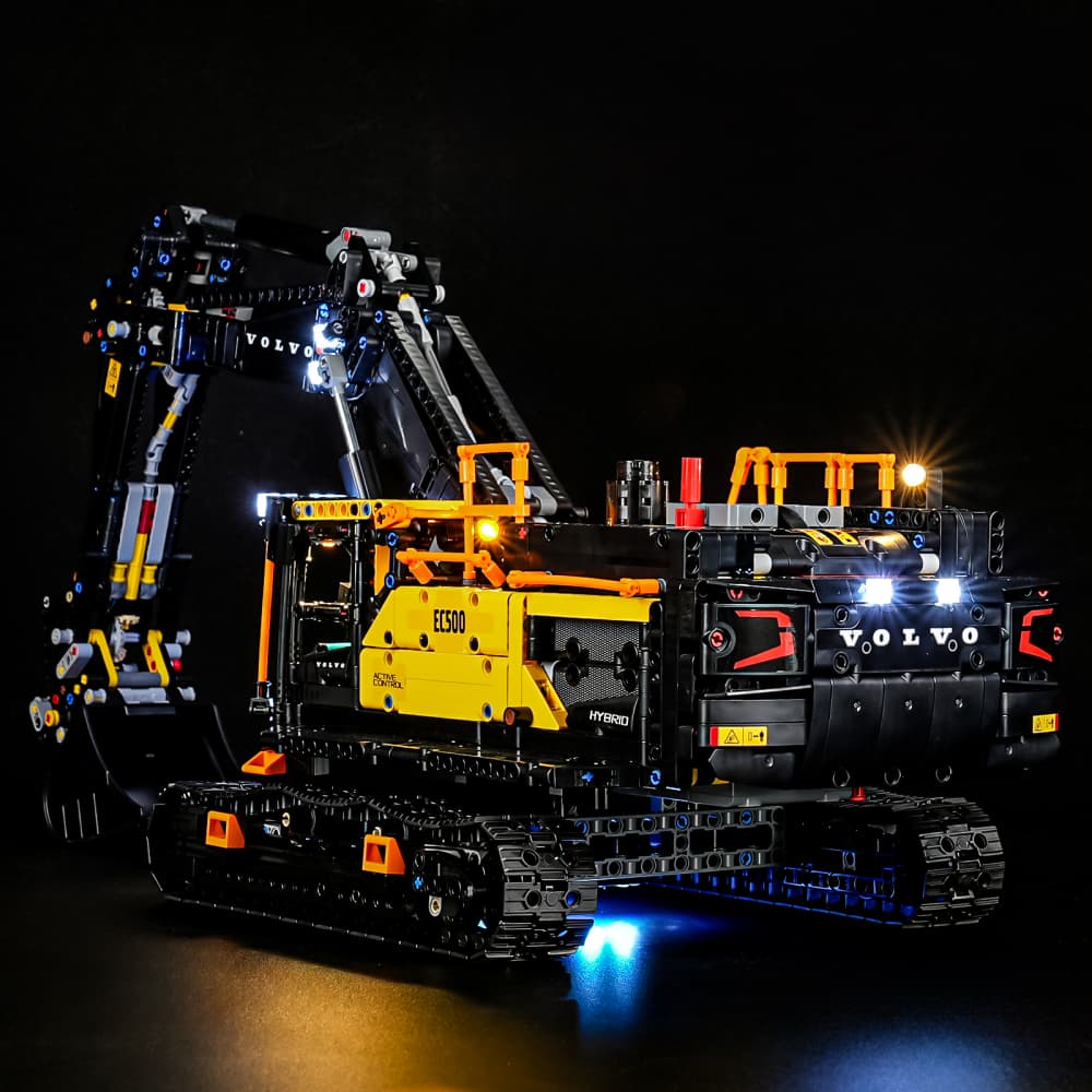 Lightailing Light Kit For LEGO Volvo EC500 Hybrid Excavator #42215 -4