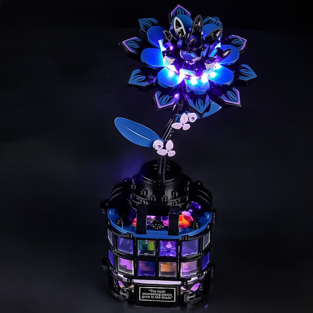 Lightailing Light Kit For LEGO Black Dahlia Flower  #76784 - 12