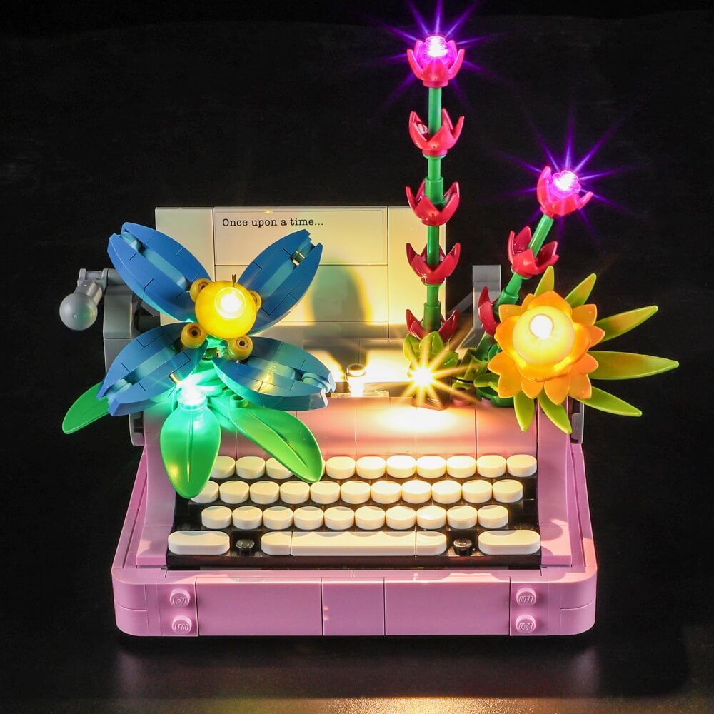 Light Kit for Typewriter with Flowers 31169- Lightailing