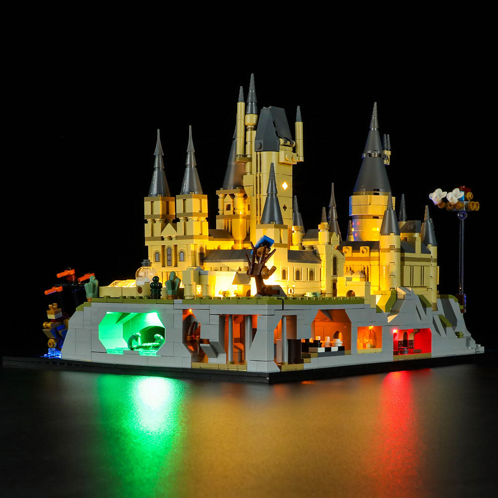Beleuchtungsset für Schloss und Gelände von Hogwarts 76419-Briksmax