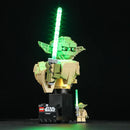 Light Kit for Yoda Bust 75438-Briksmax 2.0（Wave Sensor Control）
