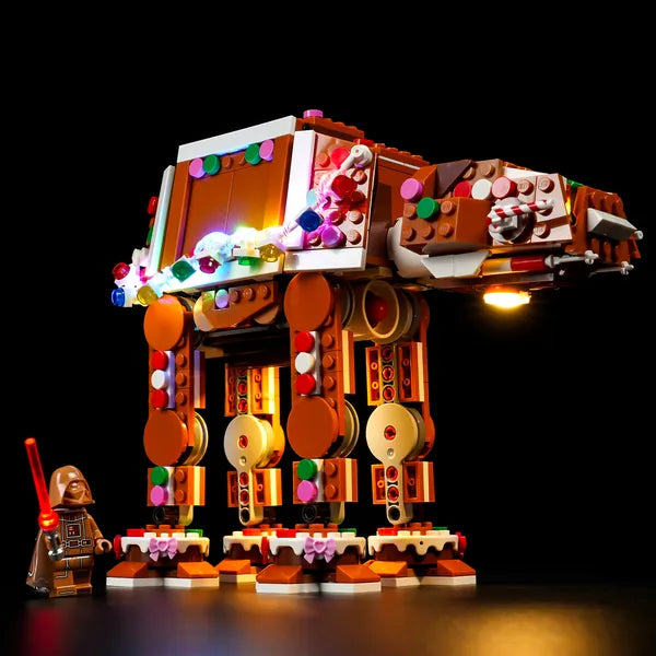 Color-Changing Light Kit for Gingerbread AT-AT Walker 40806 - Briksmax 2.0【Not Final Price｜Coming Soon】