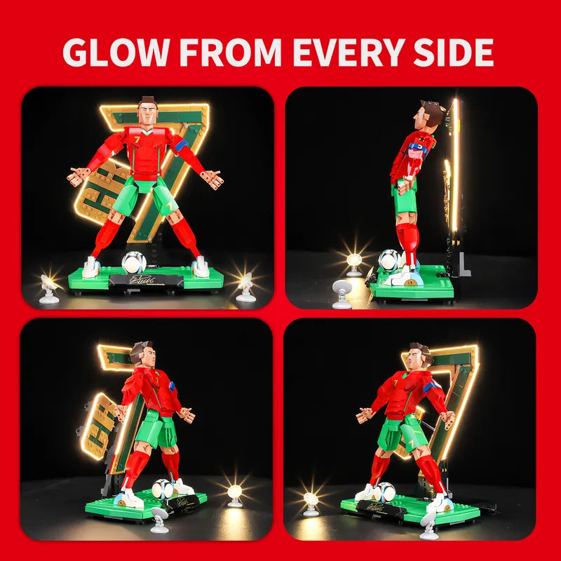 LED Light Kit for LEGO Cristiano Ronaldo Soccer Legend 43016