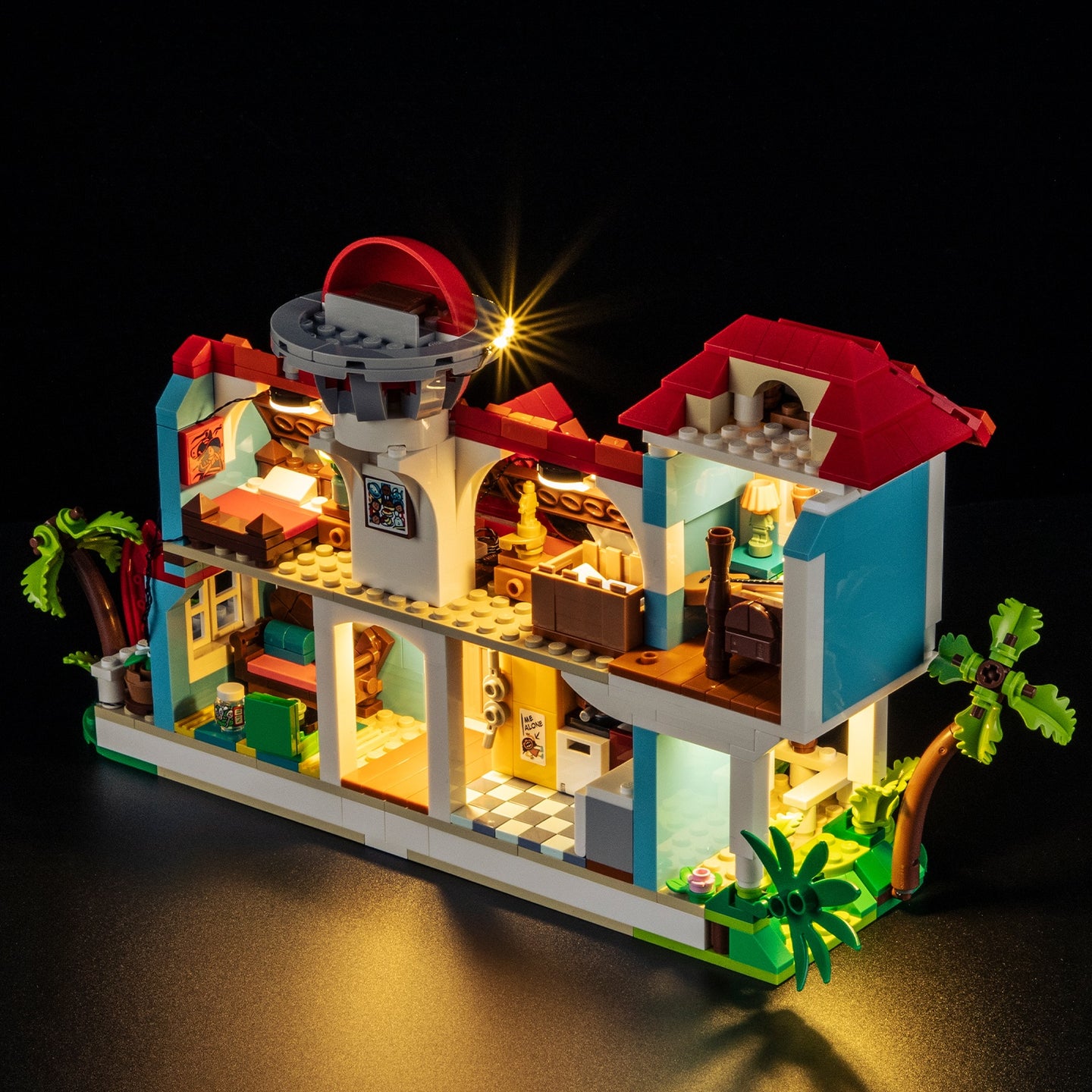 Light Kit for Lilo and Stitch Beach House 43268 -Briksmax 2.0