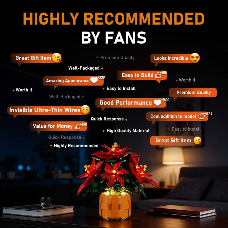 Lightailing Light Kit For LEGO Poinsettia 10370 | Lightailing