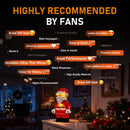 Beleuchtungsset für vergrößerte Weihnachtsmann-Minifigur 40820 – Lightailing