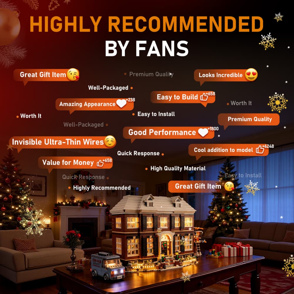 Light Kit for Home Alone 21330-Lightailing