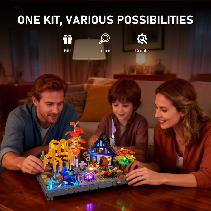LEGO Autumn Cottage Garden 11372 Light Kit | LED Display Upgrade