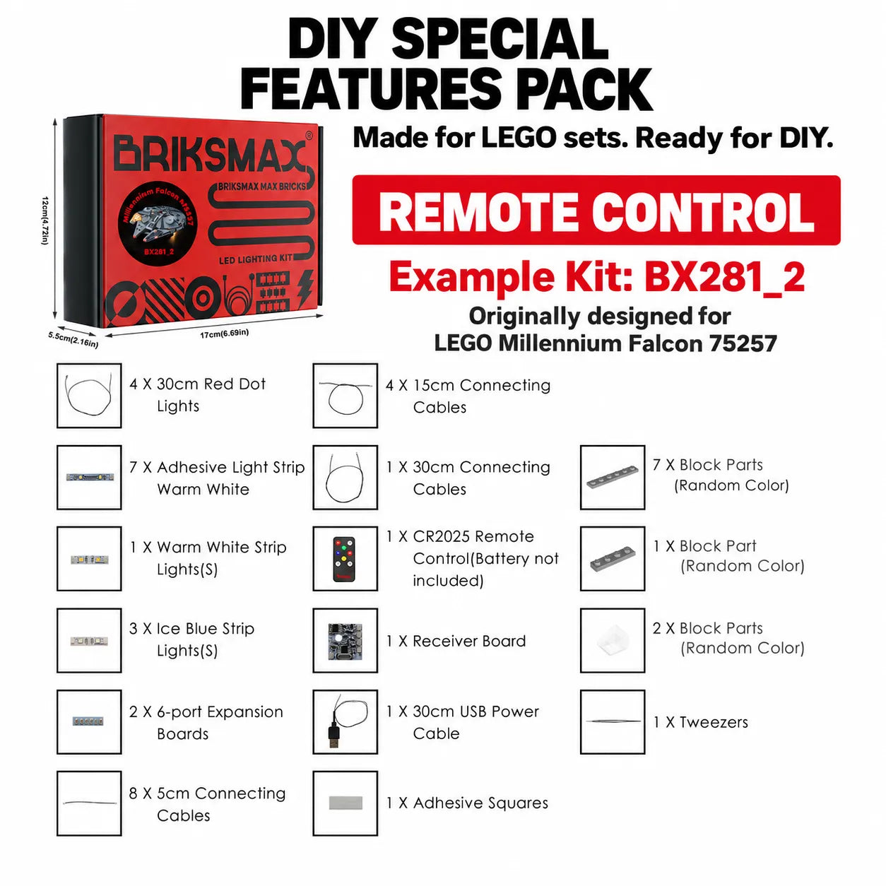 DIY Special Features Pack – Lighting Kits for LEGO Builds