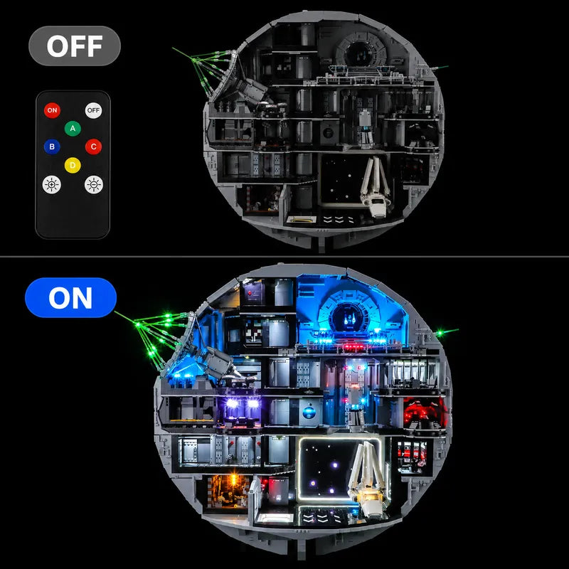 Remote Light Kit for Death Star 75419 - Lightailing
