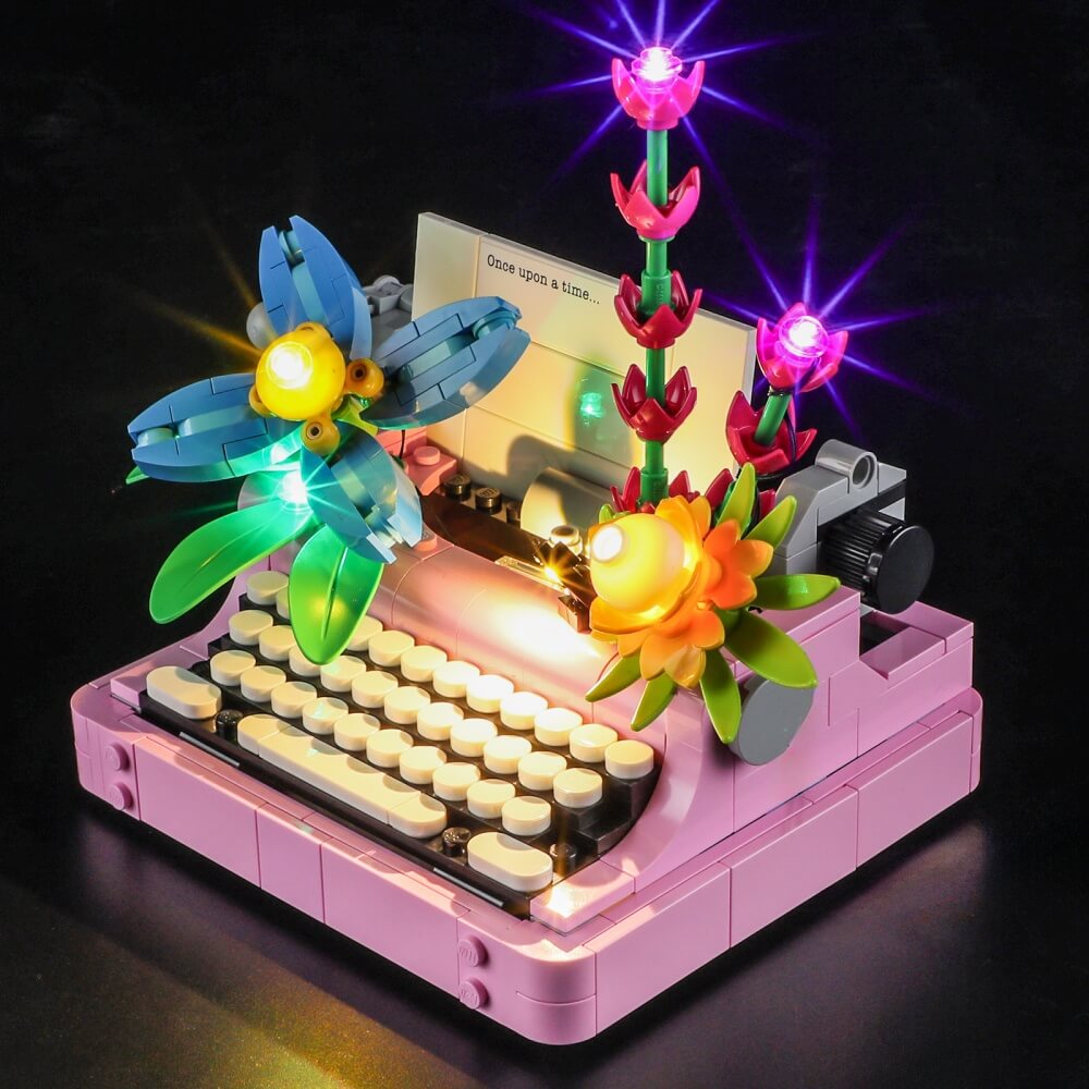 Light Kit for Typewriter with Flowers 31169- Lightailing