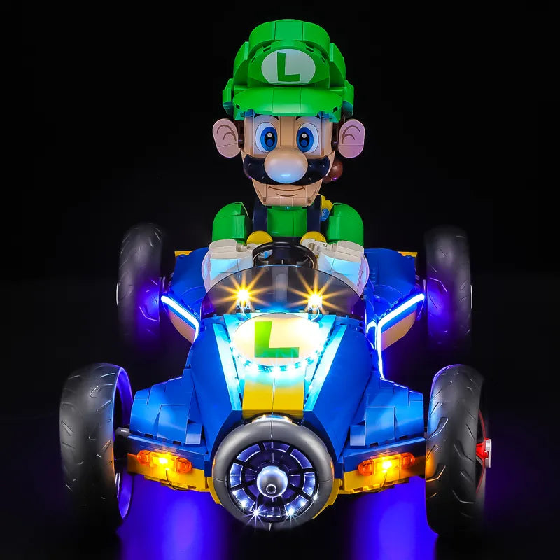 LEGO Mario Kart Luigi & Mach 8 72050 LED Light Kit | Display
