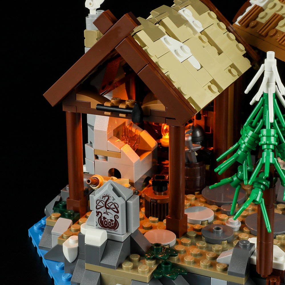 Light Kit for Viking Village 21343-Lightailing