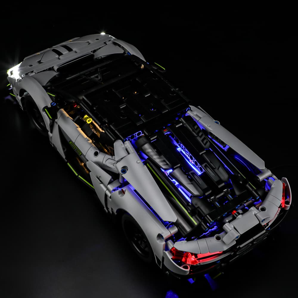 Briksmax 2.0 Light Kit For LEGO Lamborghini Revuelto Super Sports Car #42214 -7