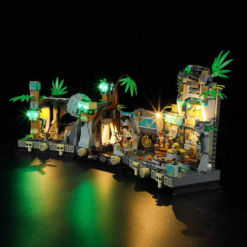 Light iling Light Kit für LEGO Tempel des Goldenen Idols 77015