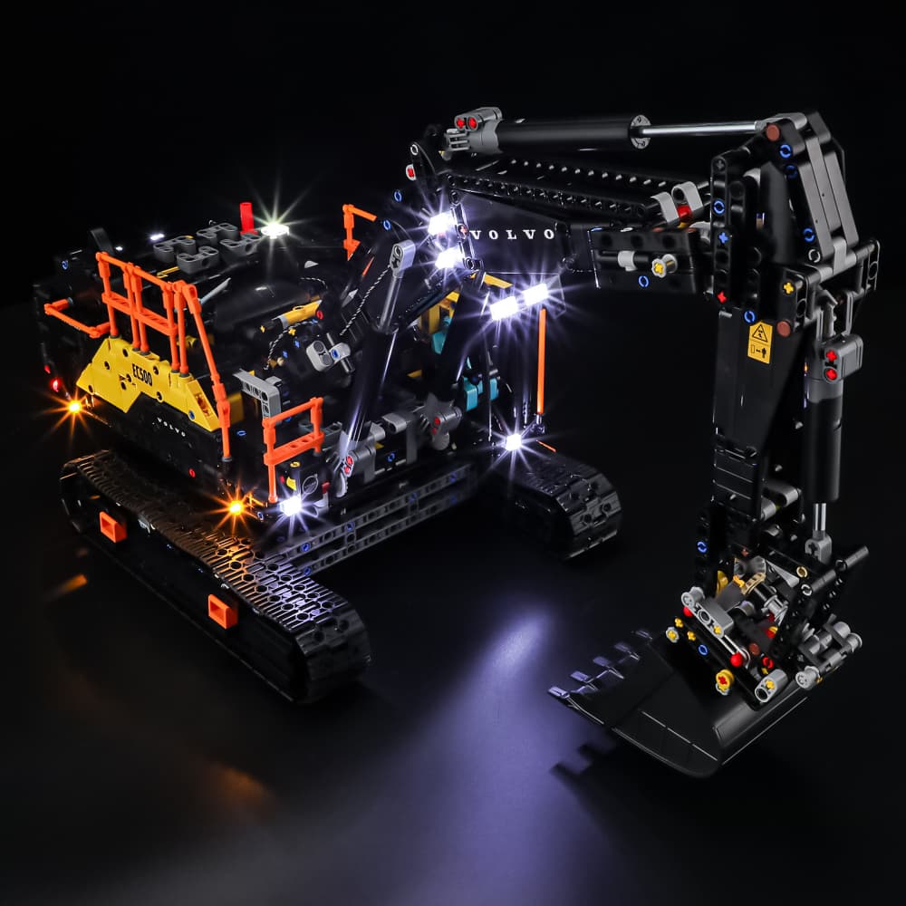 Briksmax 2.0 Light Kit For LEGO Volvo EC500 Hybrid Excavator #42215 -6