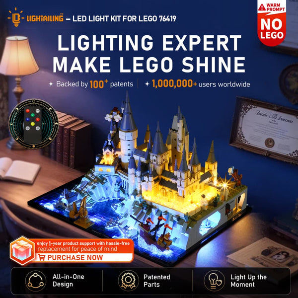 Remote Light Kit For Hogwarts Castle and Grounds 76419-Lightailing【Restock soon.Get notified】