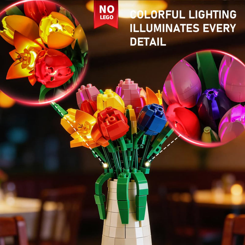 LEGO Tulip Bouquet 11501 Light Kit | LED Lighting Upgrade