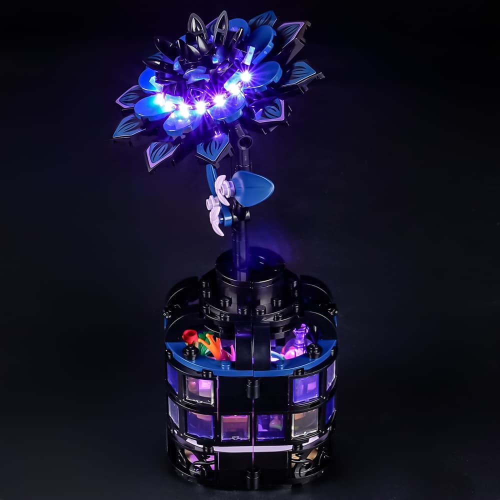 Lightailing Light Kit For LEGO Black Dahlia Flower  #76784 - 13
