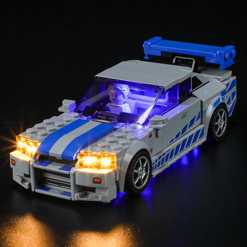 Lightailing Light Kit For 2 Fast 2 Furious Nissan Skyline GT-R (R34) 76917
