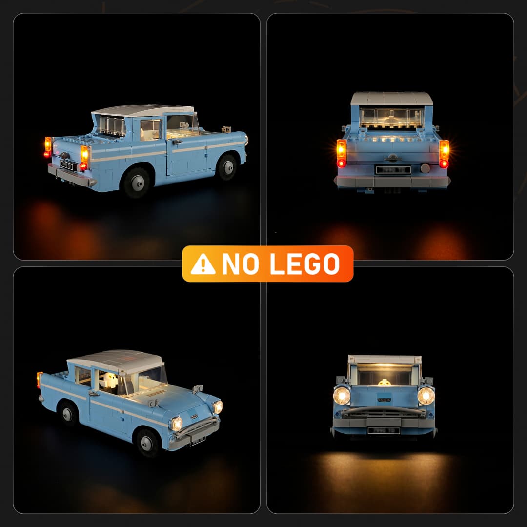 Light Kit for Enchanted Flying Ford Anglia 76470 - Lightailing
