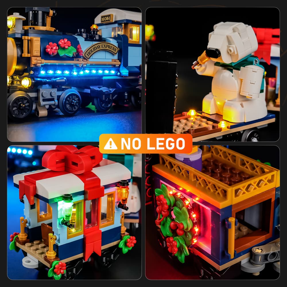 Light Kit for Holiday Express Train 10361- Lightailing
