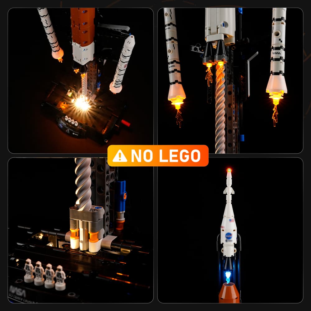Light Kit for NASA Artemis Space Launch System Rocket 42221 - Lightailing