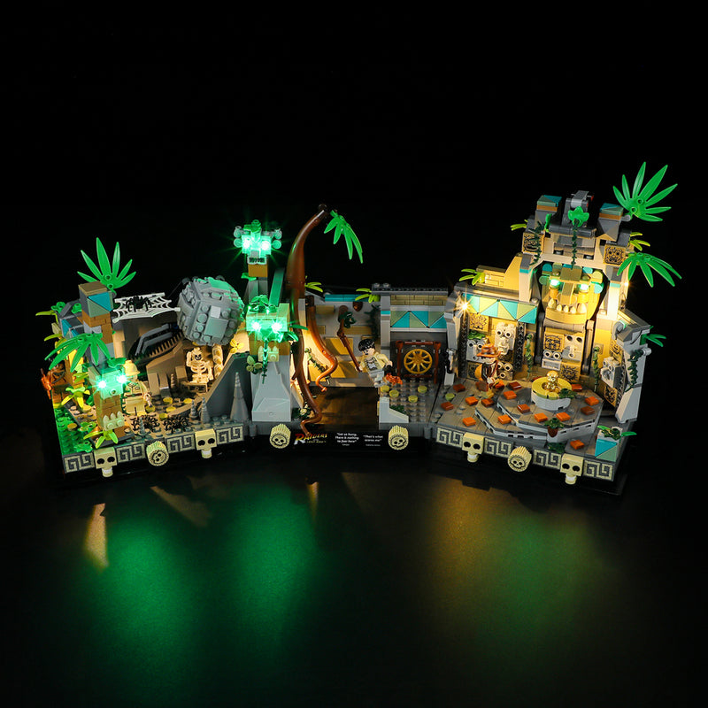 Light iling Light Kit für LEGO Tempel des Goldenen Idols 77015