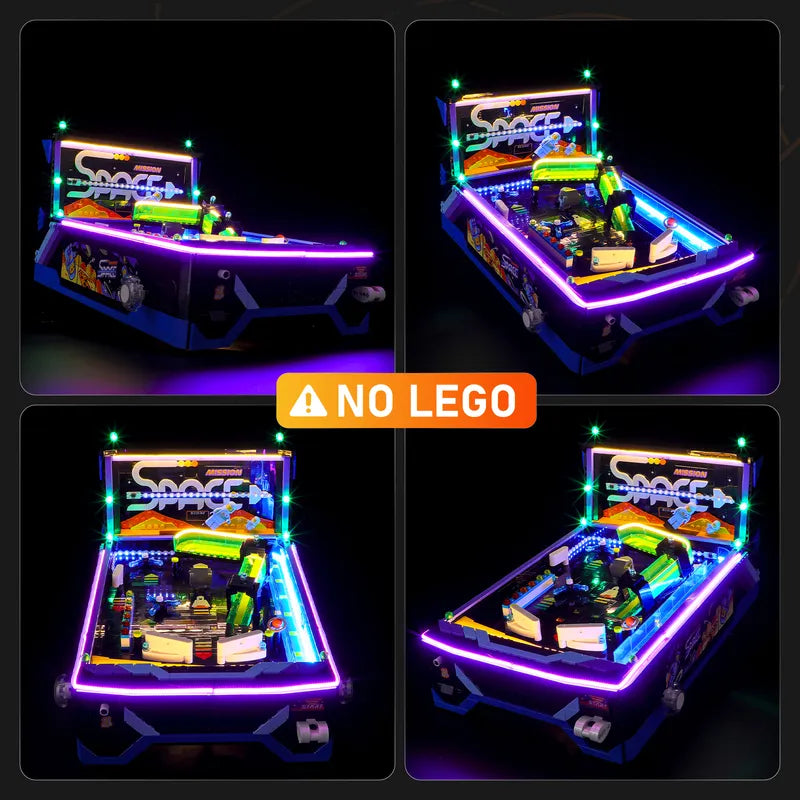 Light kit for Classic Space Pinball Machine 11374– Dynamic Lighting Effects | Lightailing