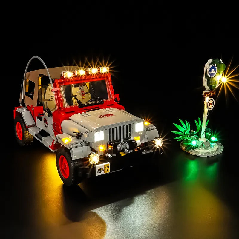 Light Kit for Jurassic Park Jeep Wrangler 77984 - Lightailing