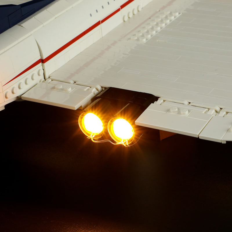 Lightailing Lichtset für LEGO Concorde 10318