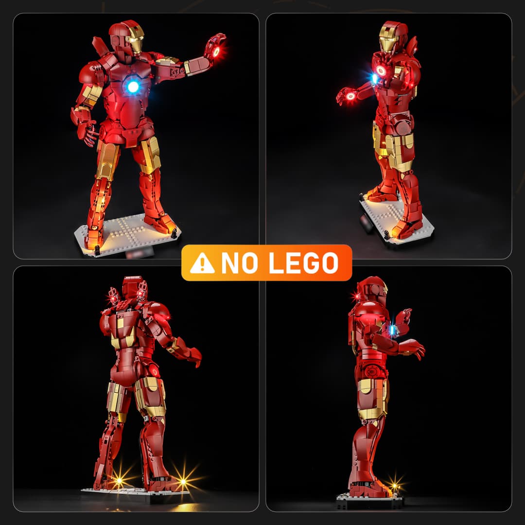 Light Kit for Iron Man Mark 3 Collectors' Edition 76344 - Lightailing