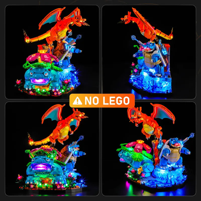 Light Kit for Venusaur, Charizard and Blastoise 72153 - Lightailing