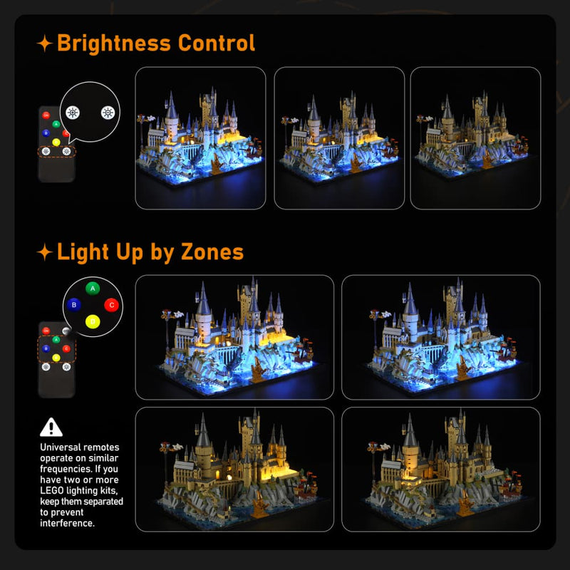 Remote Light Kit For Hogwarts Castle and Grounds 76419-Lightailing【Restock soon.Get notified】