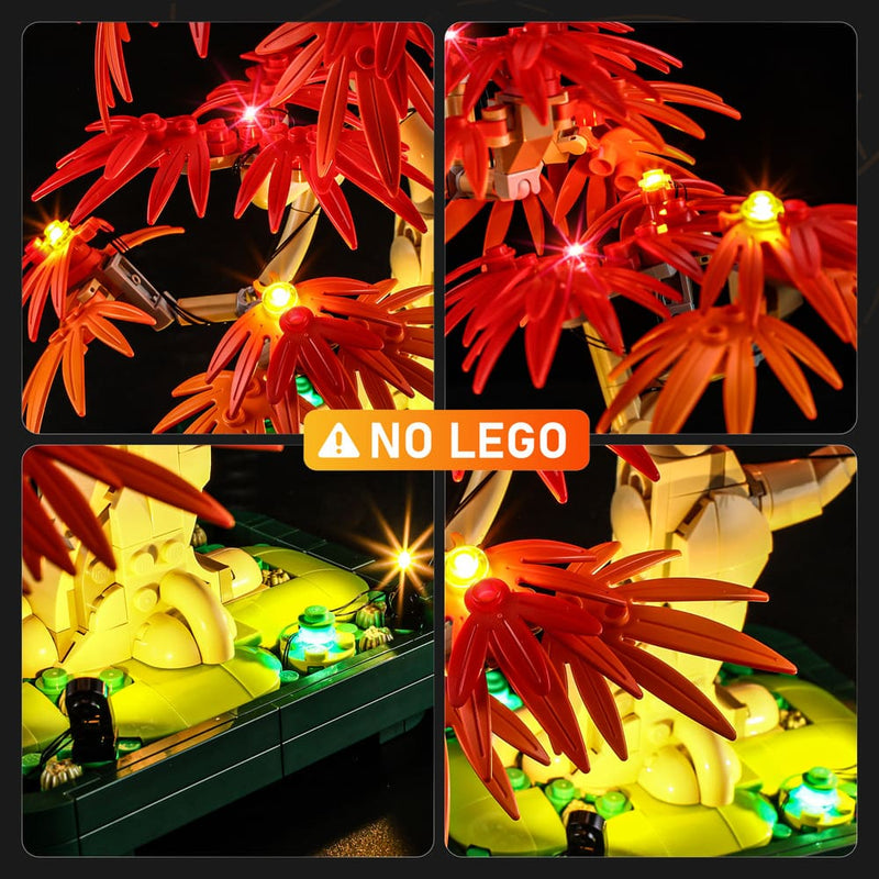 Lightailing Light Kit for LEGO Japanese Red Maple Bonsai Tree