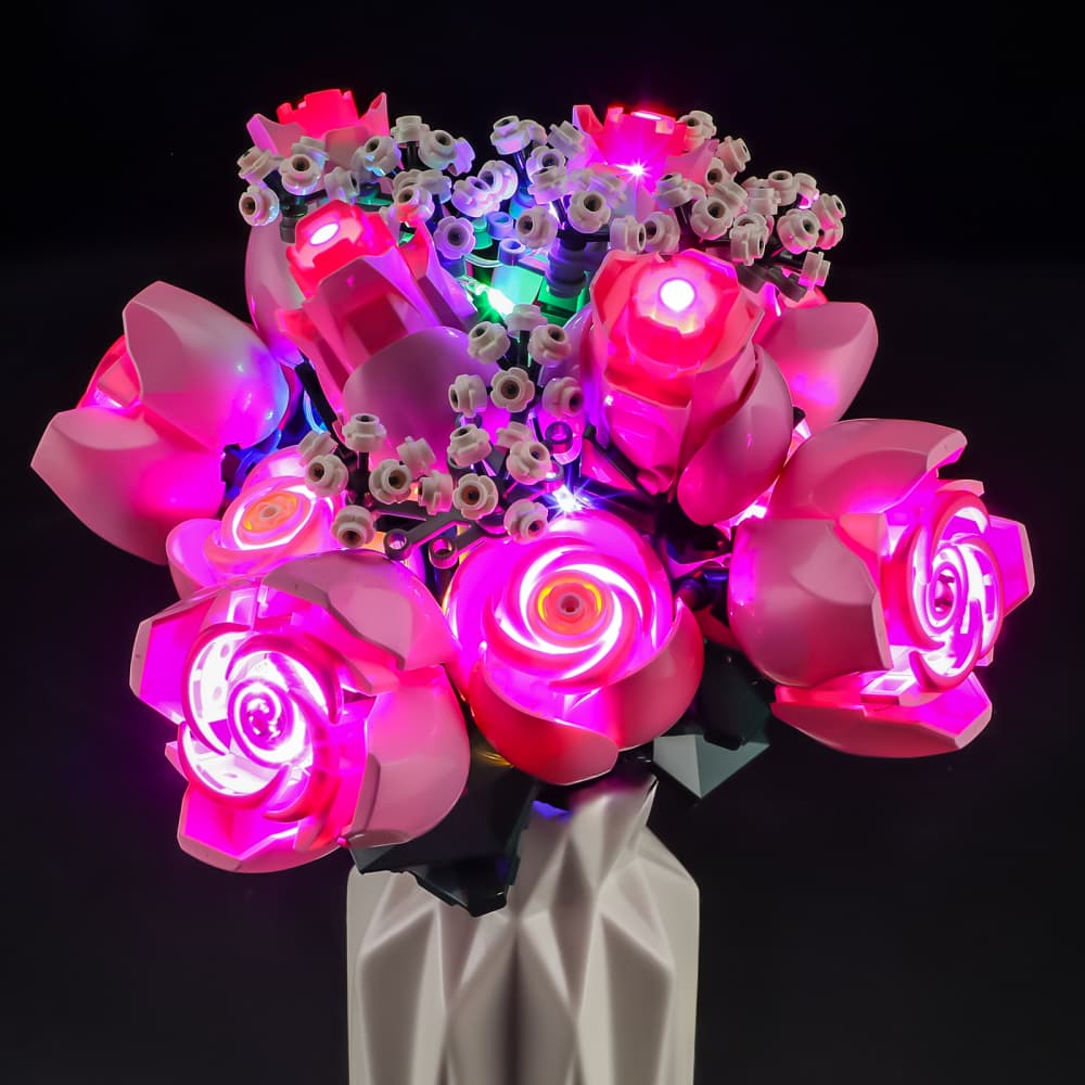 Briksmax 2.0 Light Kit for LEGO Bouquet of Pink Roses 10374- 10