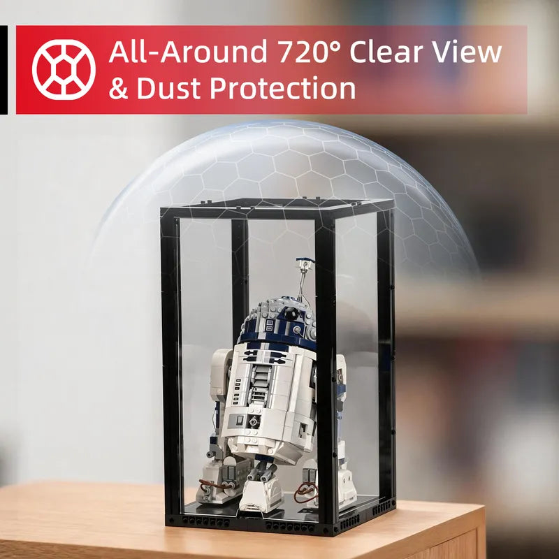 Front-Opening Display Case for LEGO® Models – 19 × 19 × 32 cm | BRIKSMAX