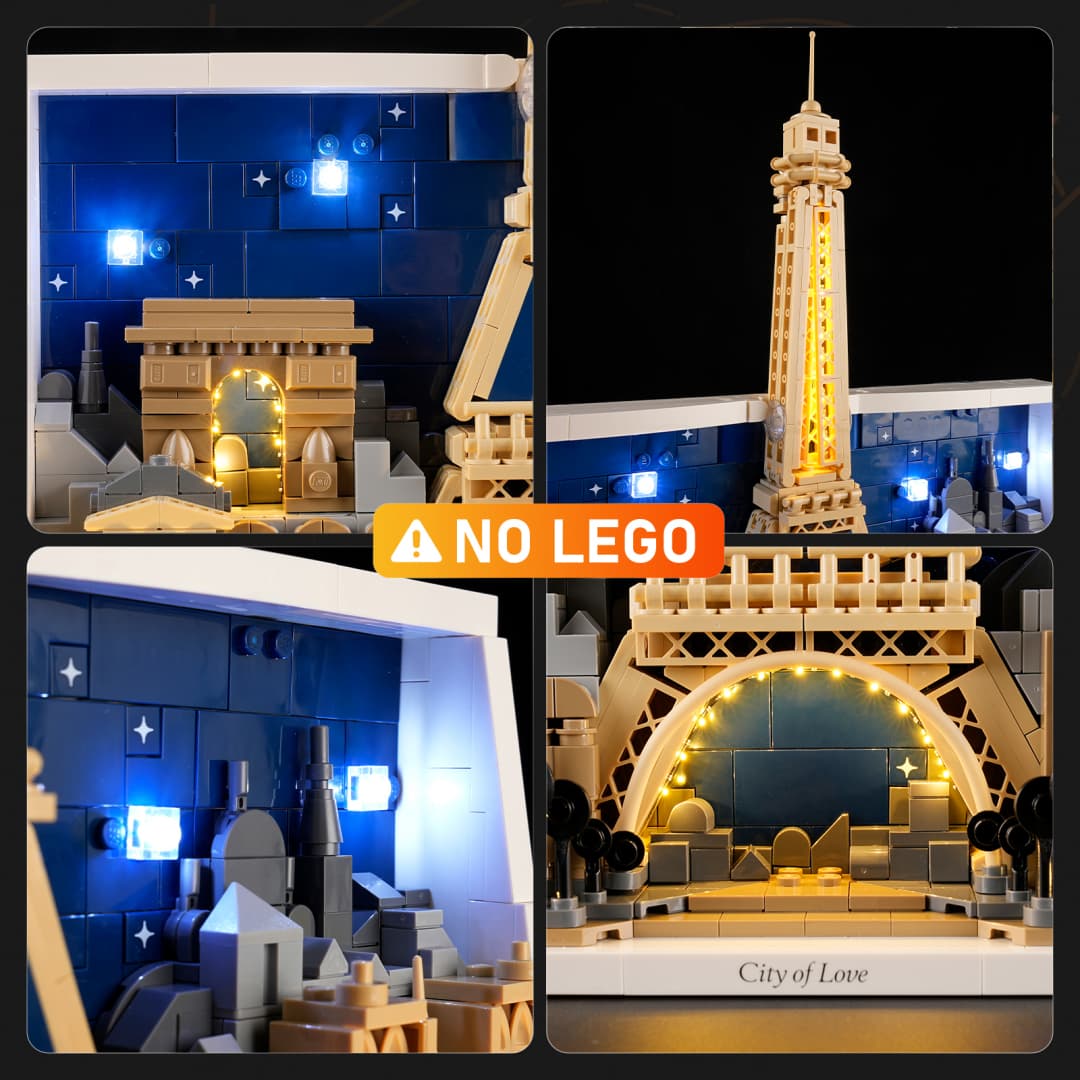 Light Kit for Paris – City of Love 21064 -  Lightailing