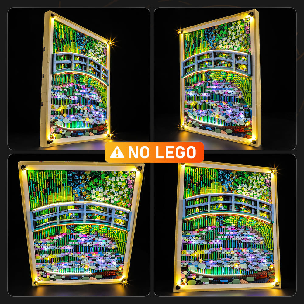 Light Kit for Claude Monet – Bridge over a Pond of Water Lilies 31220 - Lightailing