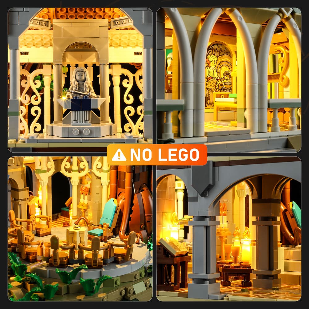 Light Kit for the Lord Of The Rings: Rivendell 10316-Lightailing