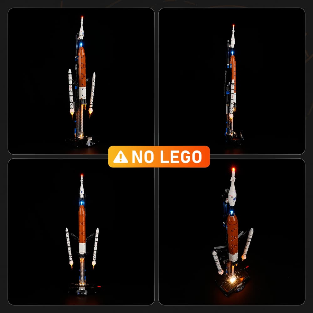 Light Kit for NASA Artemis Space Launch System Rocket 42221 - Lightailing
