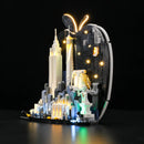 Remote Light kit for New York City – The Big Apple 21066 - Briksmax