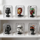 Display Case with Dust Cover(20 × 20 × 25 cm) | 2 Pack