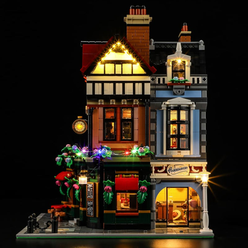 Briksmax 2.0 Light Kit For Tudor Corner 10350(Christmas Version)- 4