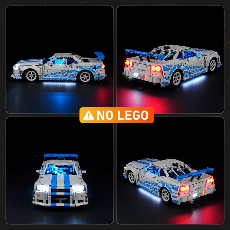 Lightailing Light Kit for LEGO 2 Fast 2 Furious Nissan Skyline GT