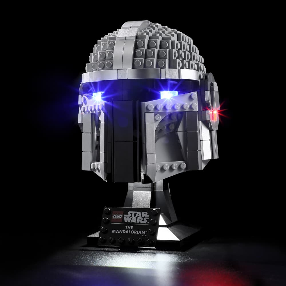 Light Kit for The Mandalorian Helmet 75328-Briksmax