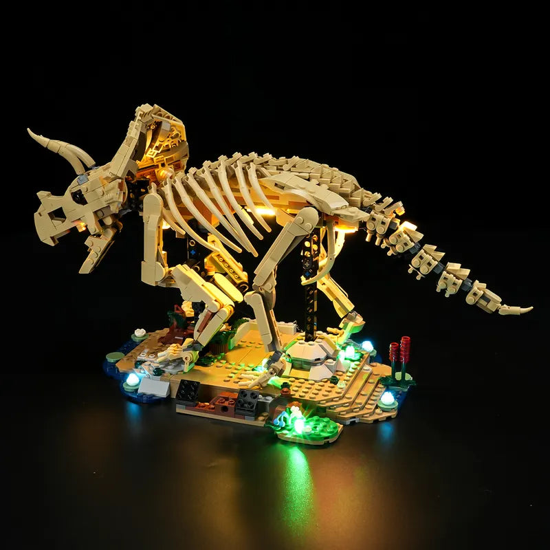 Light kit for Dinosaur Fossils: Triceratops 77985 - Briksmax